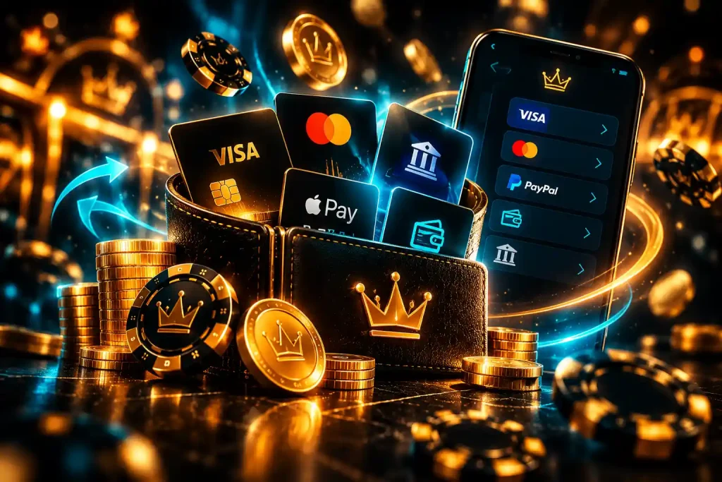 Moyens de paiement du casino Vegas Dukes avec cartes bancaires portefeuille électronique et solutions bancaires